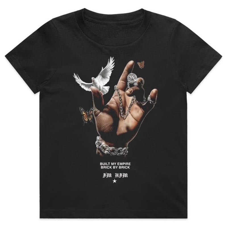 Boys Streetwear Official Luxury Hands Tee (Black)