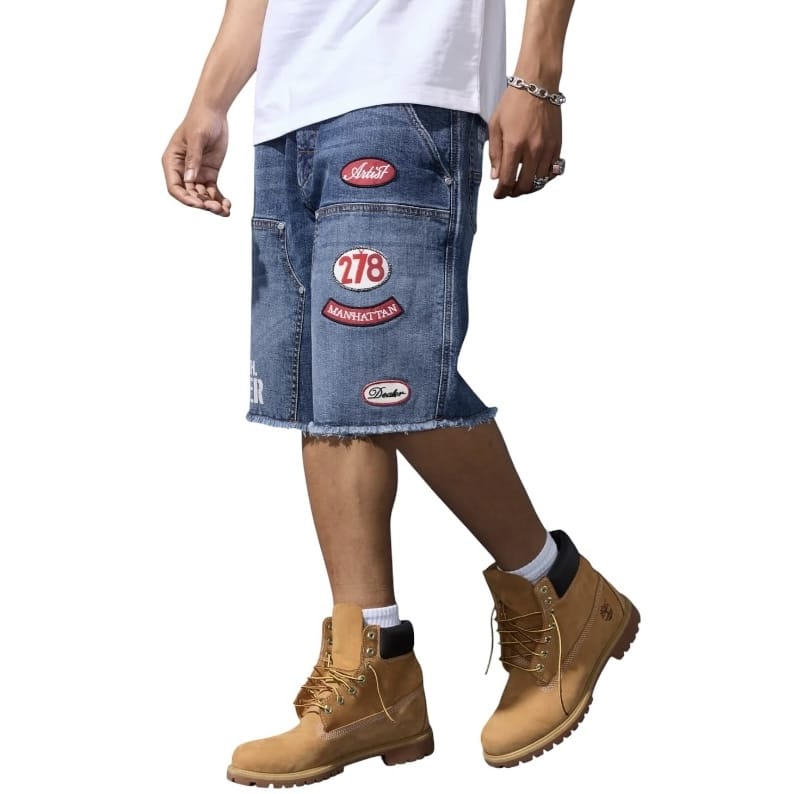 Jordan Craig Og The Re-Up Denim Shorts (Aged Wash) J2058S