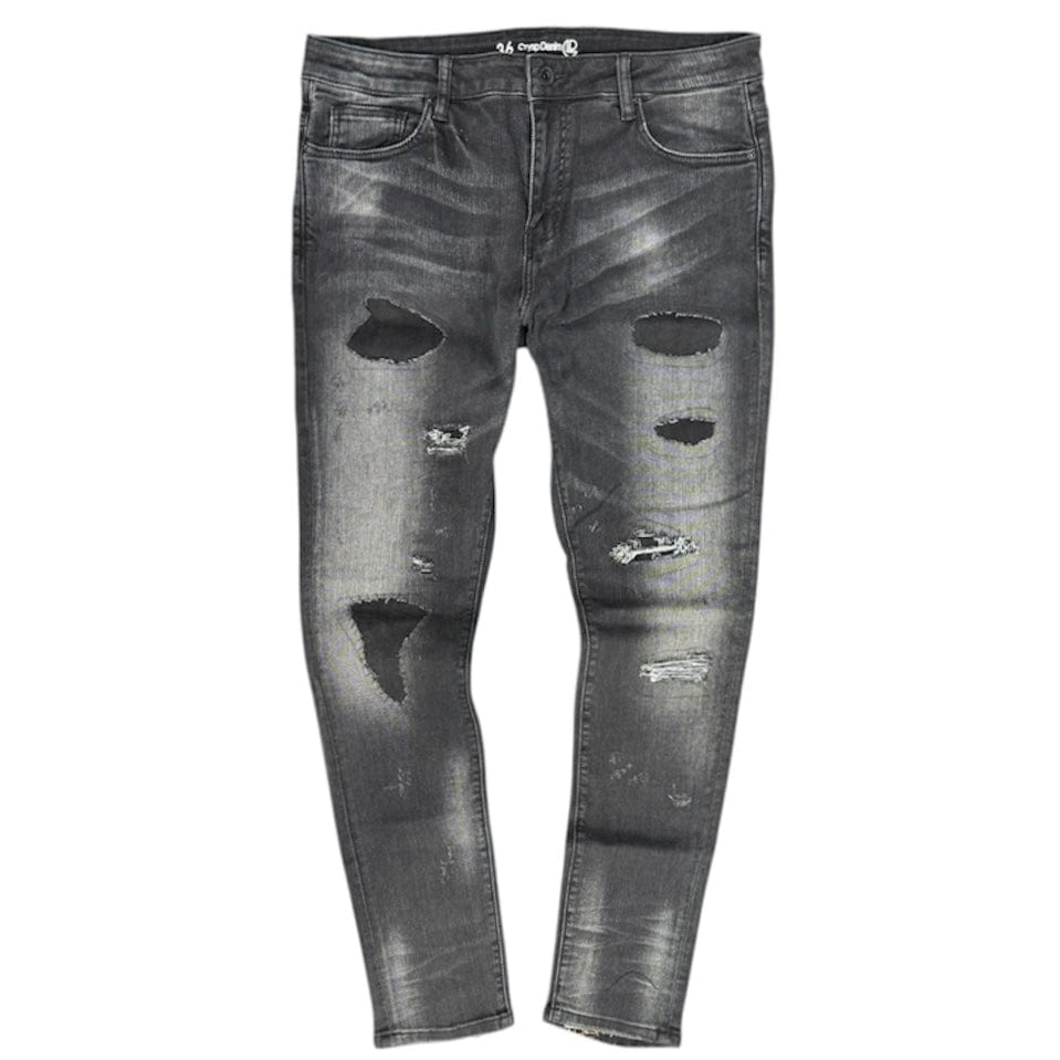 Crysp Rip & Repair Jean (Black Ash) CRYSPSP221-119