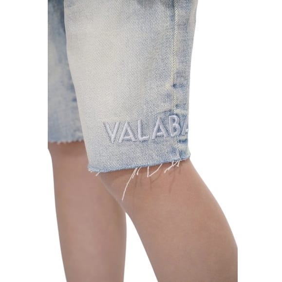 Kids Valabasas Jr. Kids Denim Shorts (Light Wash)