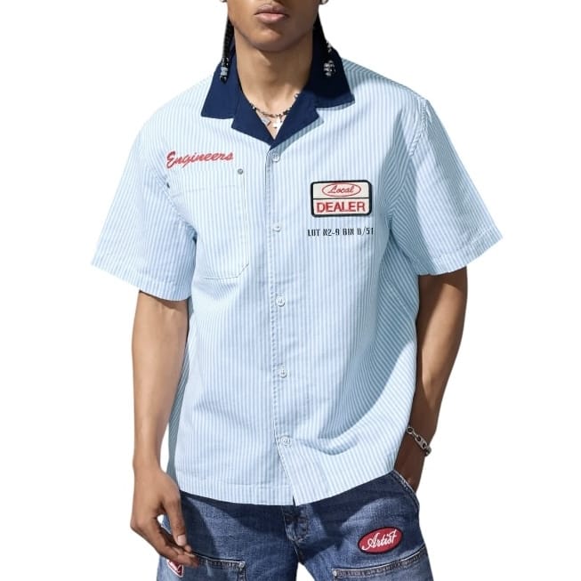 Jordan Craig The Re-Up Mechanic Shirt (Bengal Stripe) 2058