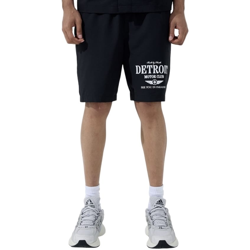 See You In Paradise Detroit Motor Club SS Shirt & Short Set (Black)