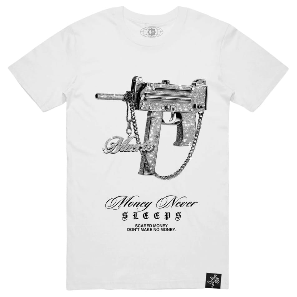 Hasta Muerte Lux Uzi Gems Tee (White)