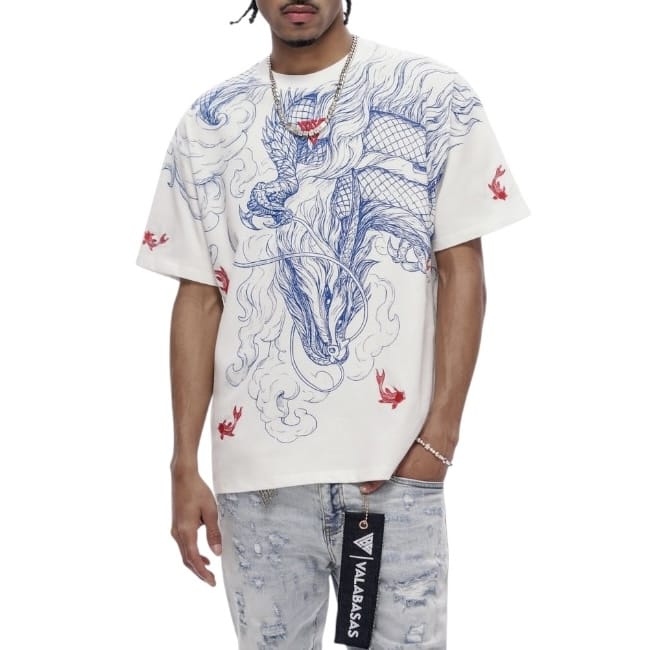 Valabasas Mythic Flow Tee (White) VLBS-VT1-1098