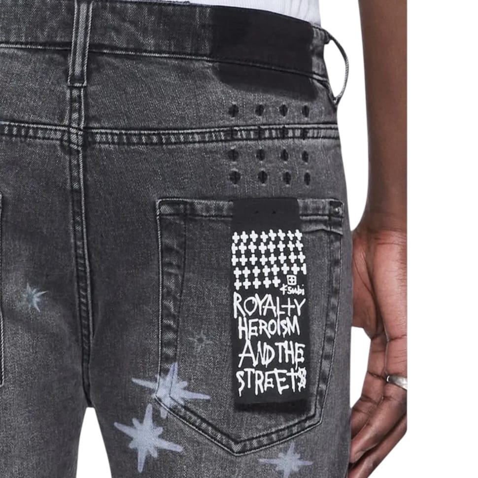 Ksubi Van Winkle Axl Cherub Jeans (Charcoal Grey) MSP26DJ050