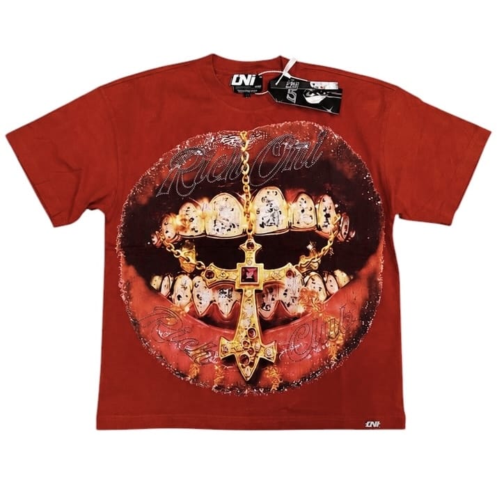 Rich Oni Royal Bite Graphic Tee (Red) RO-T-1049