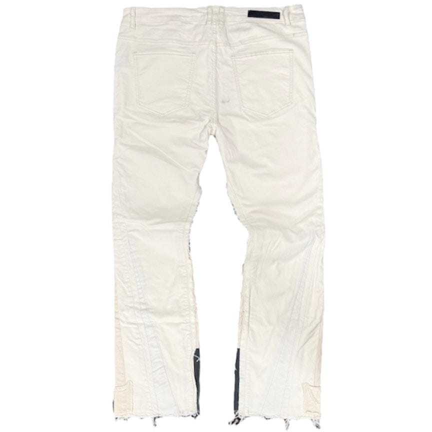 Embellish Stripe Jean (Cream) EMBSP123-5