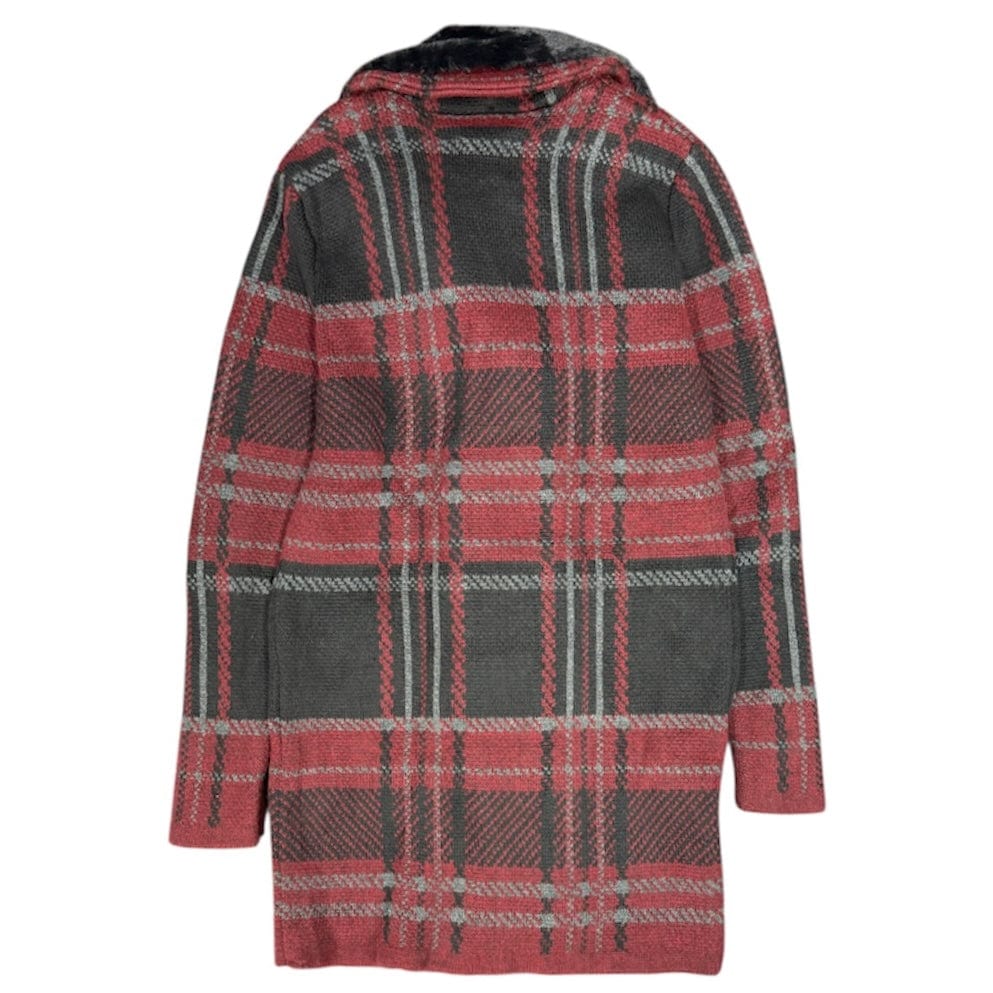 LCR Faux Collar Jacket (Dark Burgundy/Black) 6285