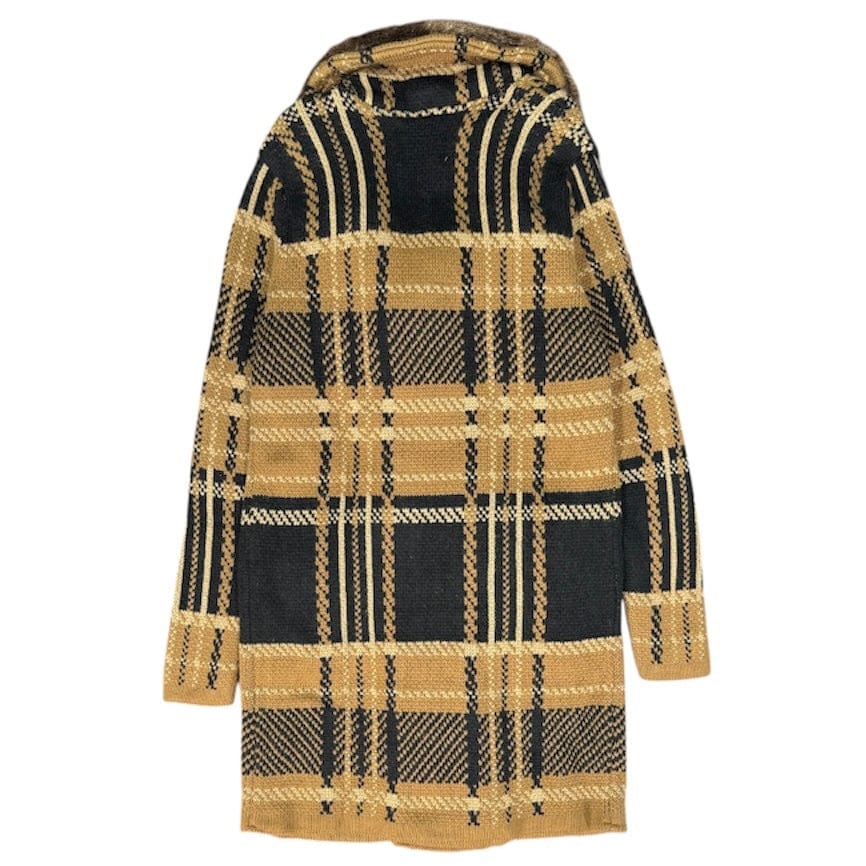 LCR Faux Collar Jacket (Camel/Black) 6285