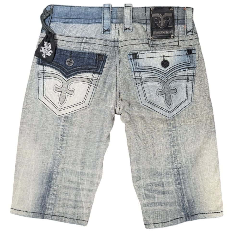 Rock Revival Classic Cargo Short (Light Blue) - TJ6623H2
