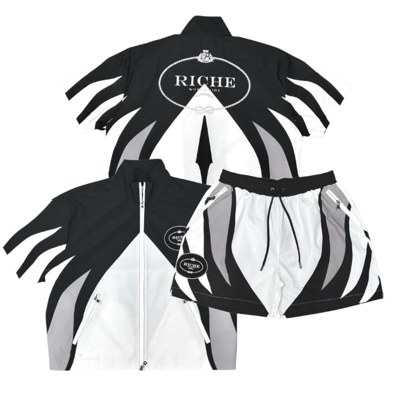 Vie Riche Aeon SS Jacket Short Set (Black) VR2037/VR2038-BLK