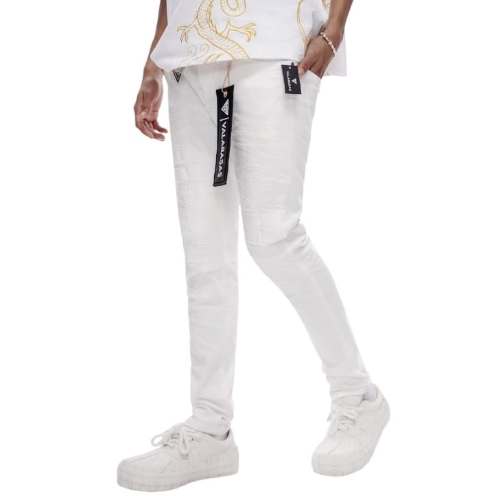 Valabasas Repair Skinny Jean (White) VLBS-VJ2-1047