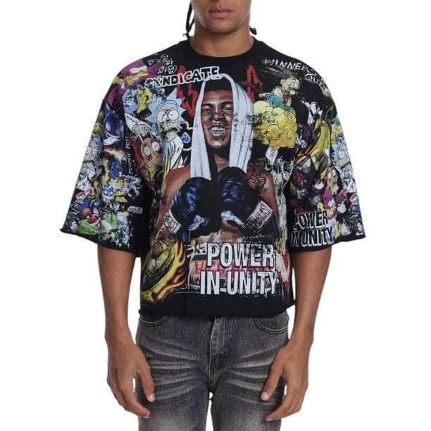 The Syndicate Unity Crop Tee (Black)