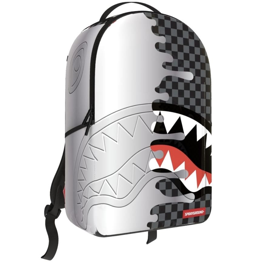 Sprayground Silver Side Drip Backpack
