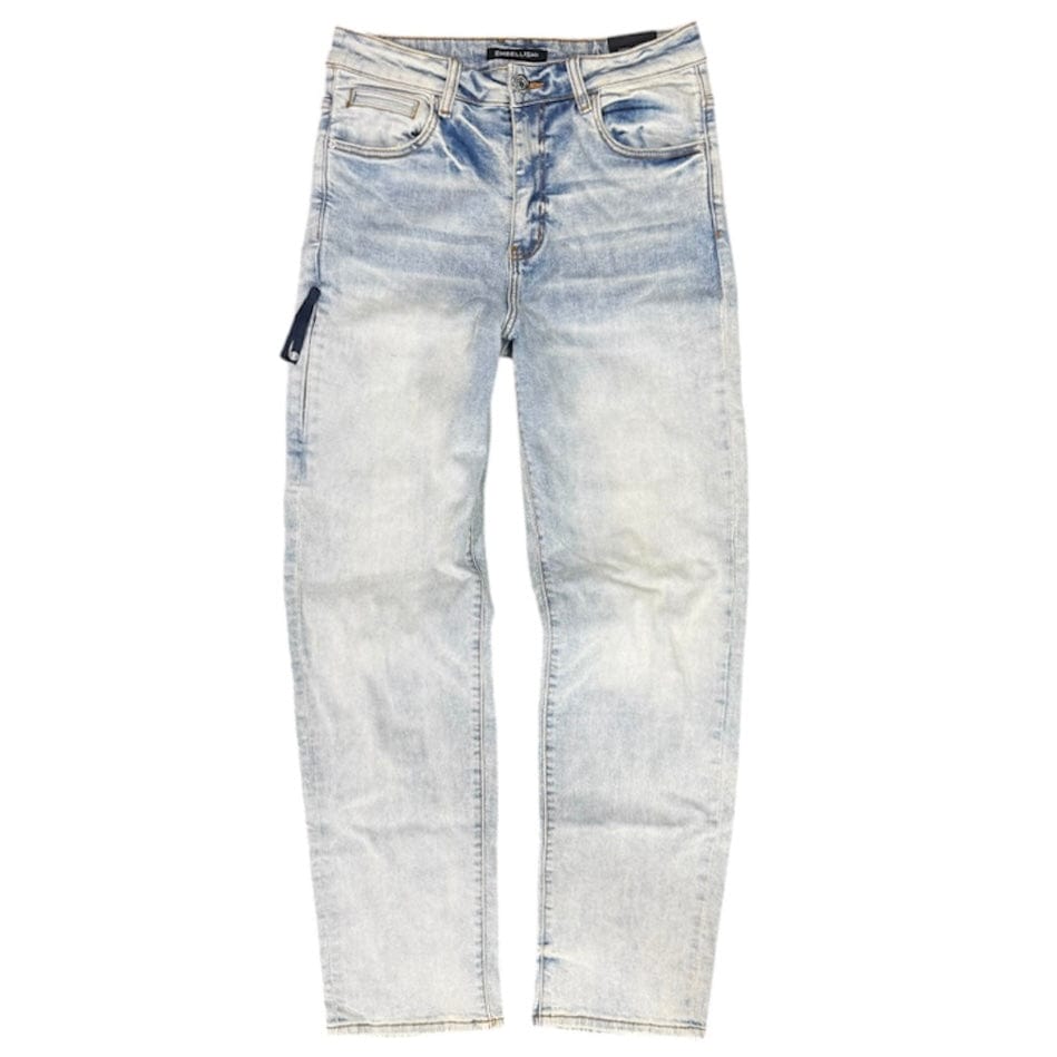 Embellish Straight Denim Jean (Light Blue) EMBHOL124-008