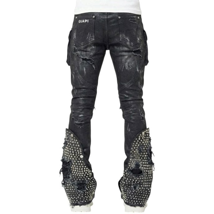 Guapi Coffin Arc Waxed Denim (Black)