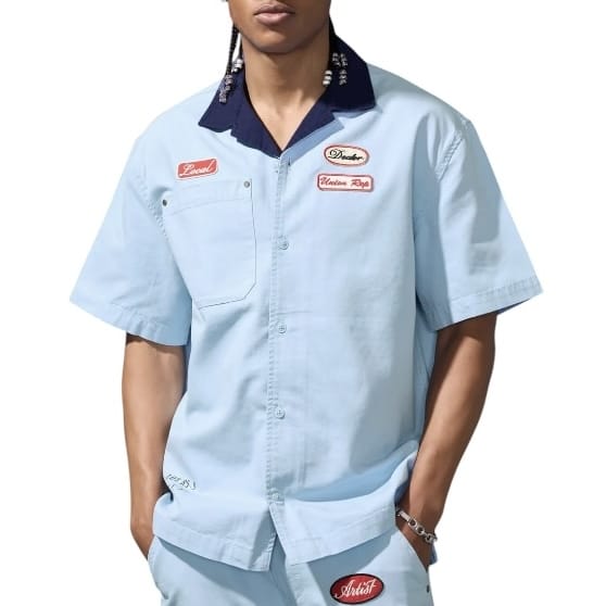 Jordan Craig The Re-Up Mechanic Shirt (Service Blue) 2059