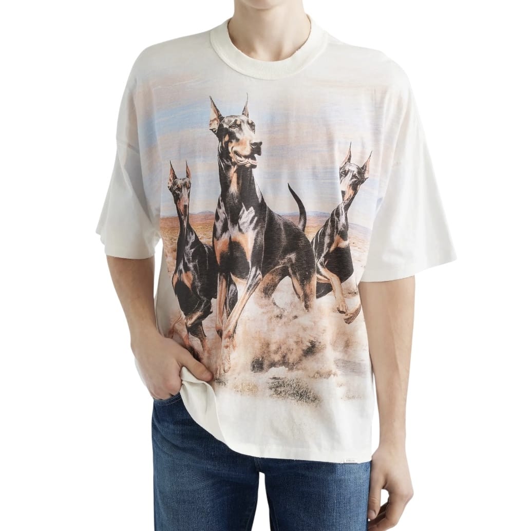 Represent Western Dobermans Tee (Flat White) MLM100665-72
