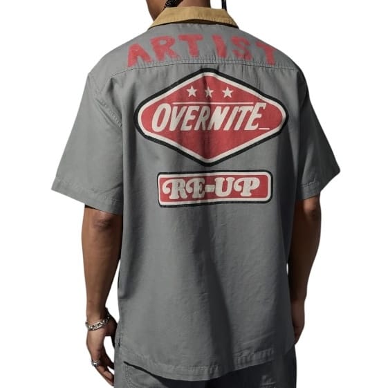 Jordan Craig The Re-Up Mechanic Shirt (Charcoal) 2059