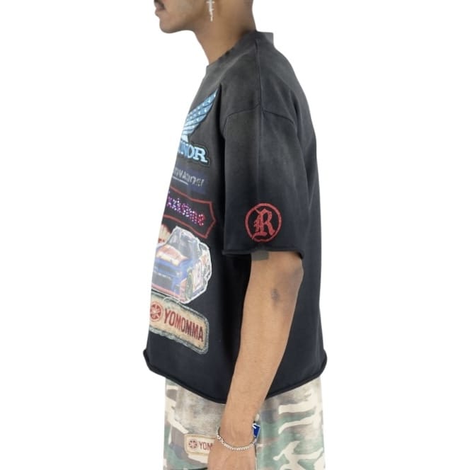 R3bel Denim Highspeed Tee (Ash Black) 610-31118