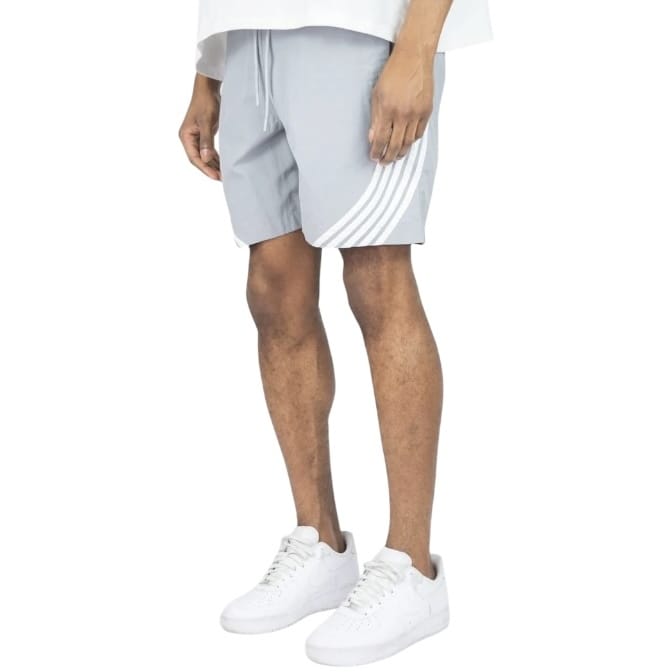 Rebel Minds Striped Nylon Shorts (Grey) A00-14905