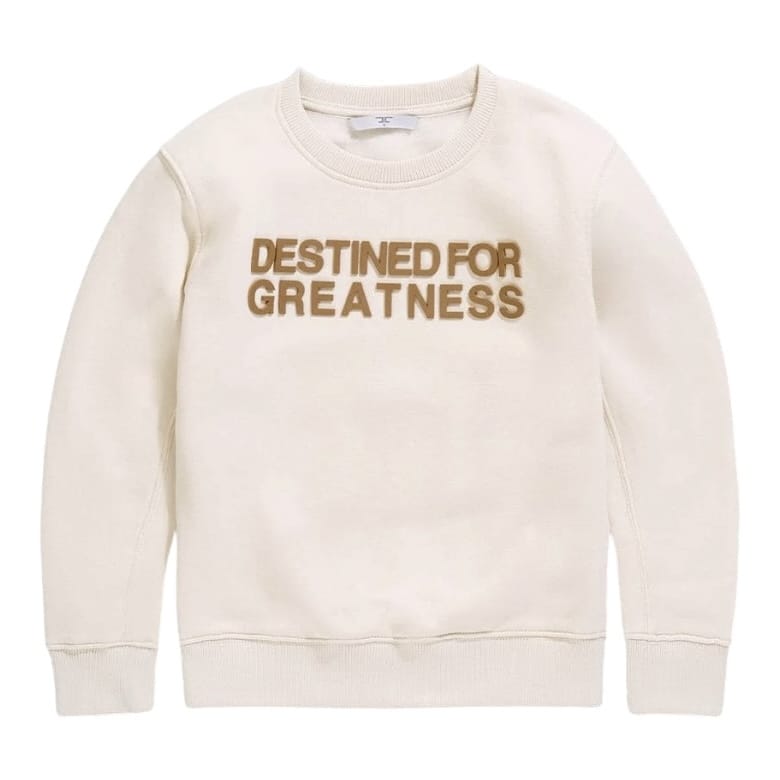 Kids Destined For Greatness Crewneck Sweatshirt (Bone)