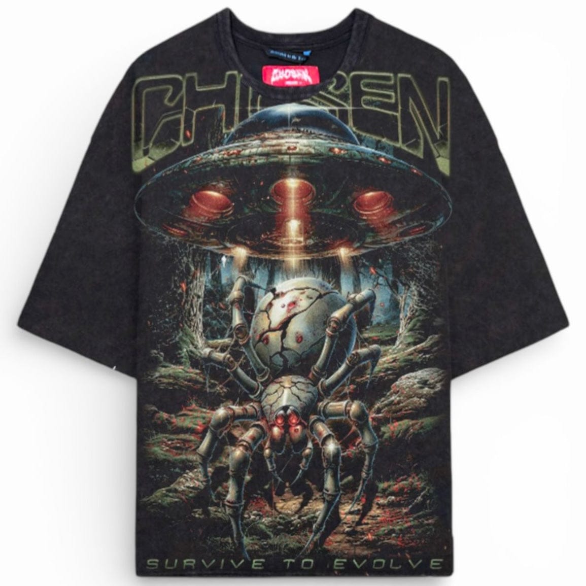 Chosen Cyber Spider Tee (Black) CS6157-BLK