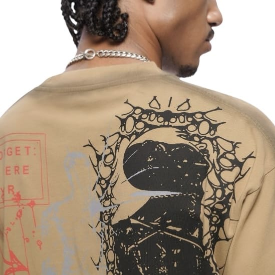 Valabasas Escape Tee (Khaki) VLBS-VT1-1088