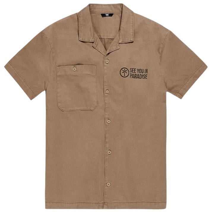 Jordan Craig See You In Paradise Vintage S/S Work Shirt (Khaki) 2566A