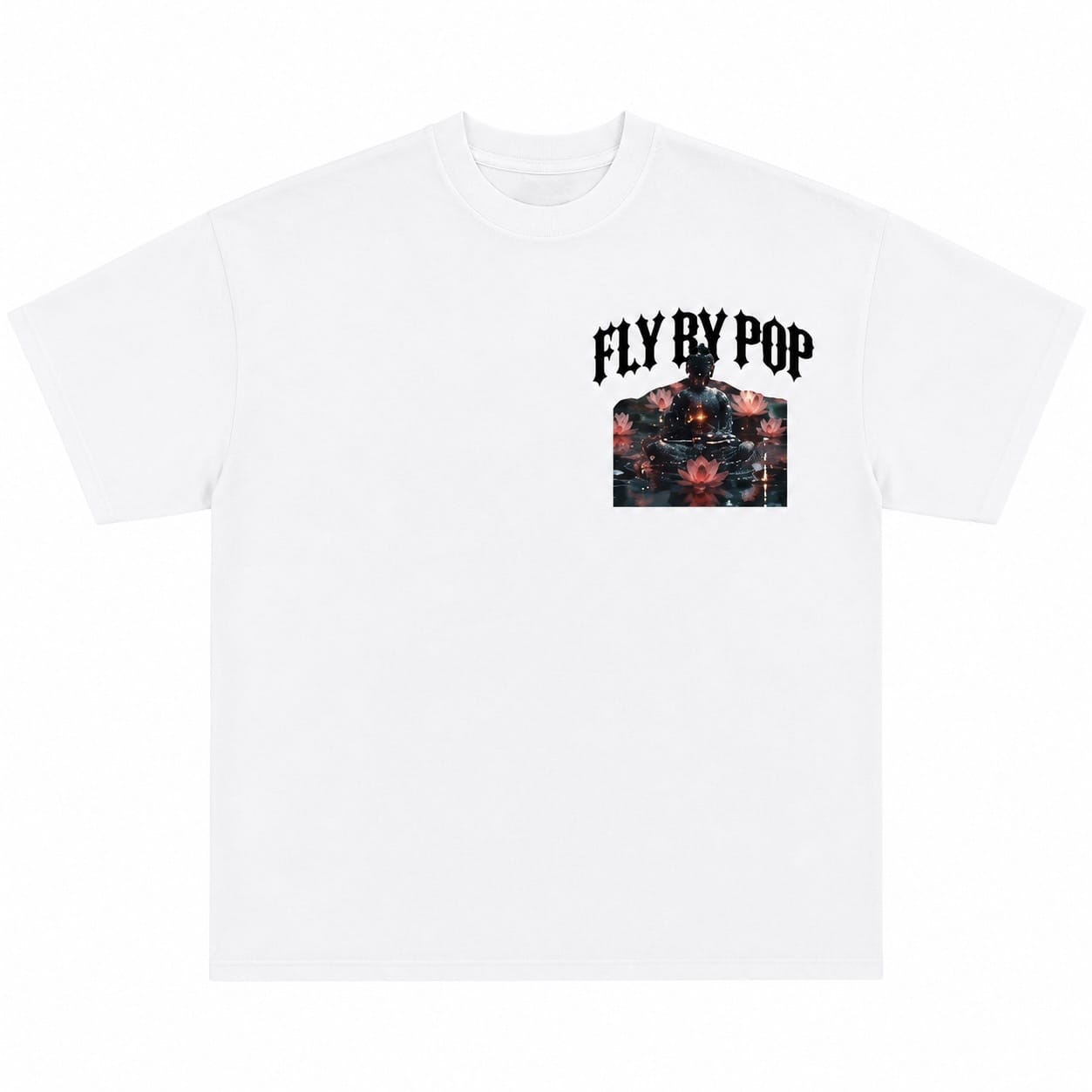 Fly By Popularity Buddah Tee (White) FBP031