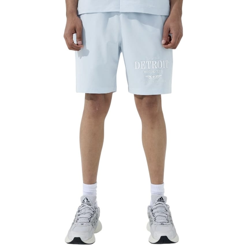 See You In Paradise Detroit Motor Club SS Shirt & Short Set (Light Blue)