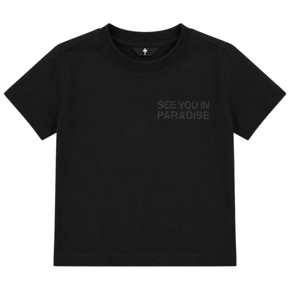 Kids See You In Paradise Tonal Short Set (Black) 2078AK/2078SK