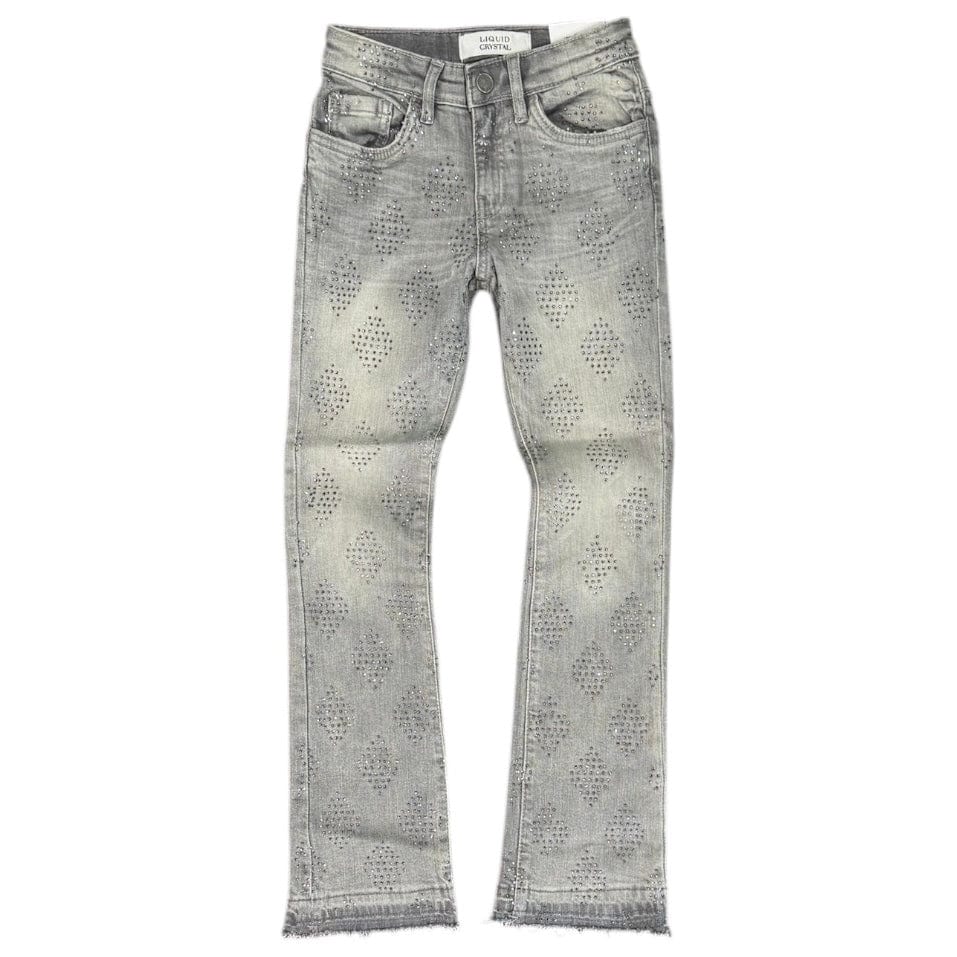 Kids Liquid Crystals Diamond Crystals Denim (Smoked Grey) JTF2317KB