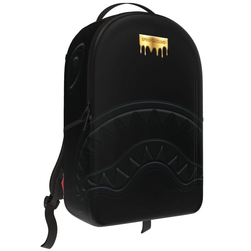Sprayground Gold Brick Luxe Backpack (Black)