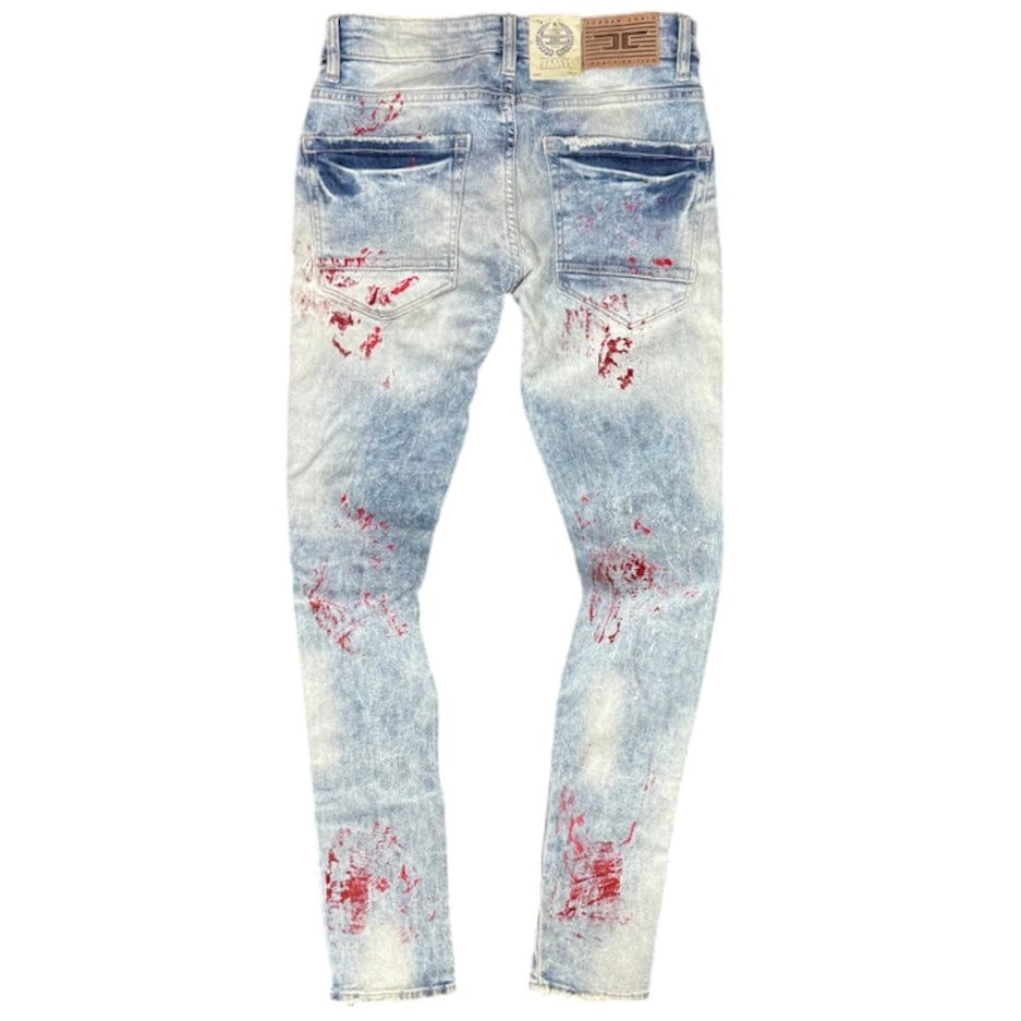 Jordan Craig Ross Vegas Striped Denim 2.0 (Fire Red) JM3466