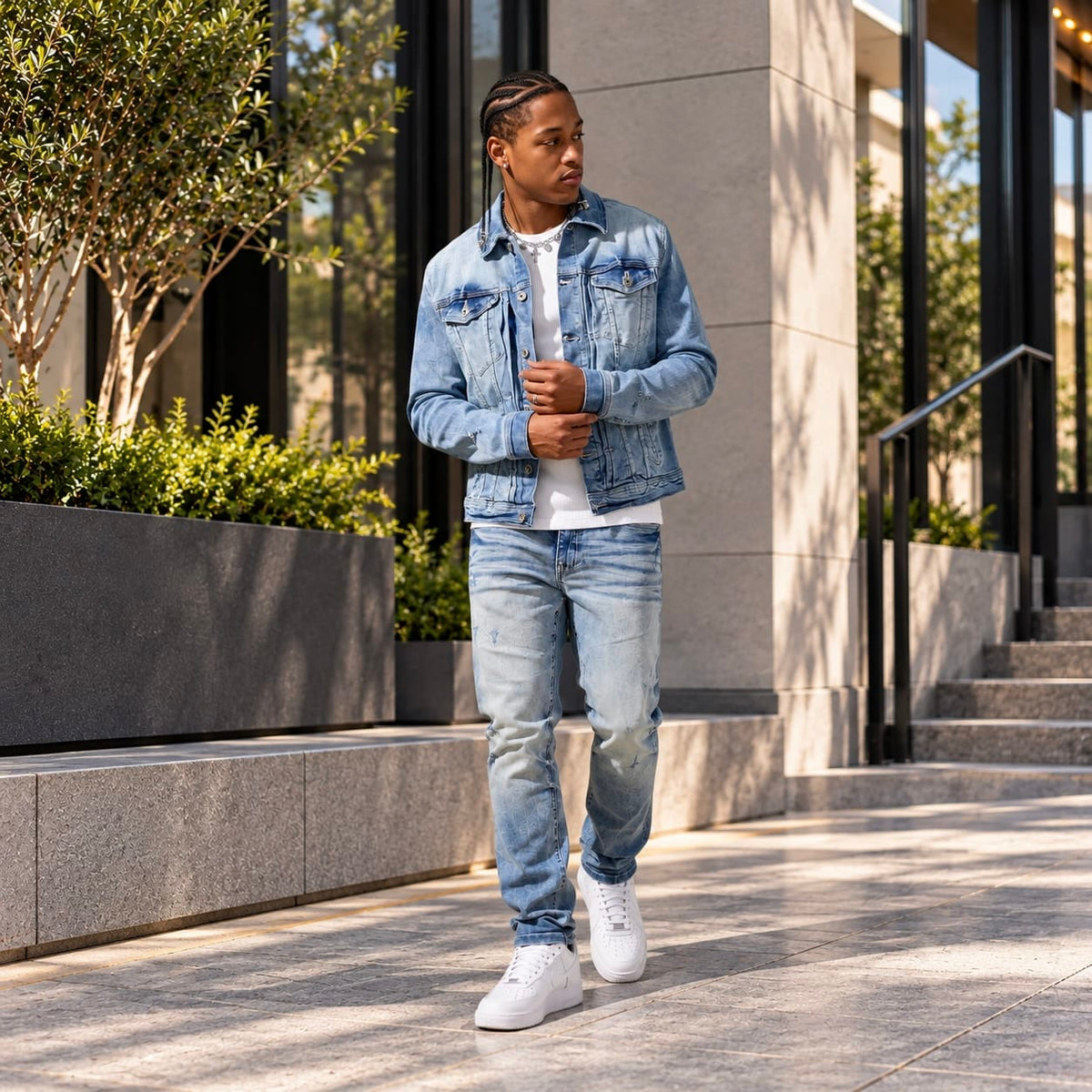 Jordan Craig Collins Straight Fit Foundry Denim Jean (River Blue) JC2385