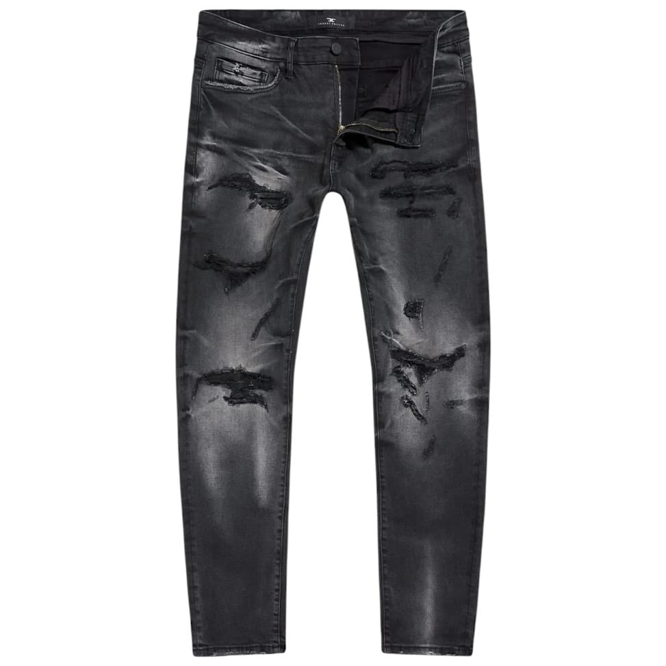 Jordan Craig Collins Straight Fit Geostorm Denim (Industrial Black) JC2400