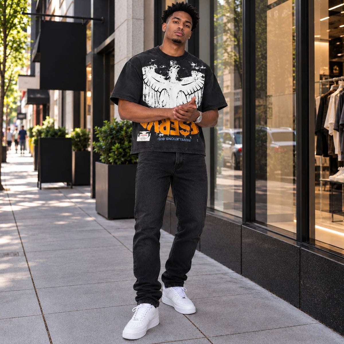 Reserve Pail Horse Tee (Black)