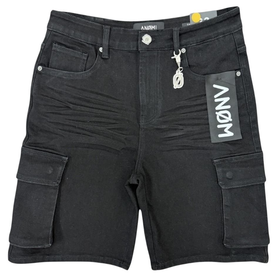 Anom Yazan Denim Short (Jet Black) ANM233SH