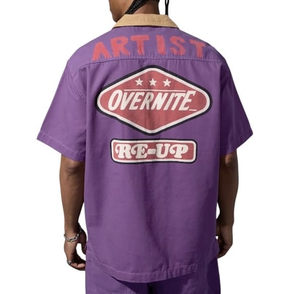 Jordan Craig The Re-Up Mechanic Shirt (Purple) 2059
