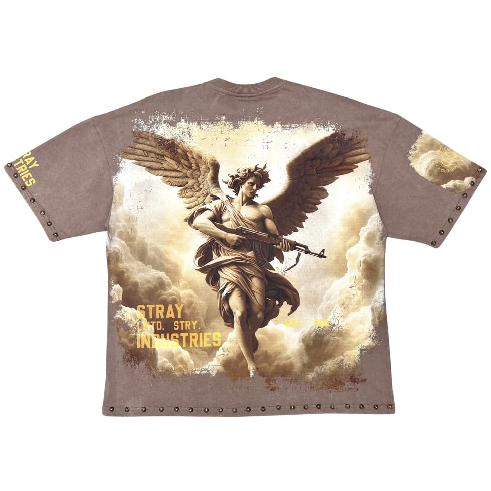 Stray AK Angel Tee (Mushroom) ST1737-MUH