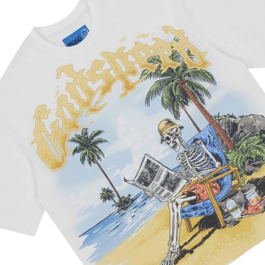 Godspeed Skeleton Beach II Tee (White)