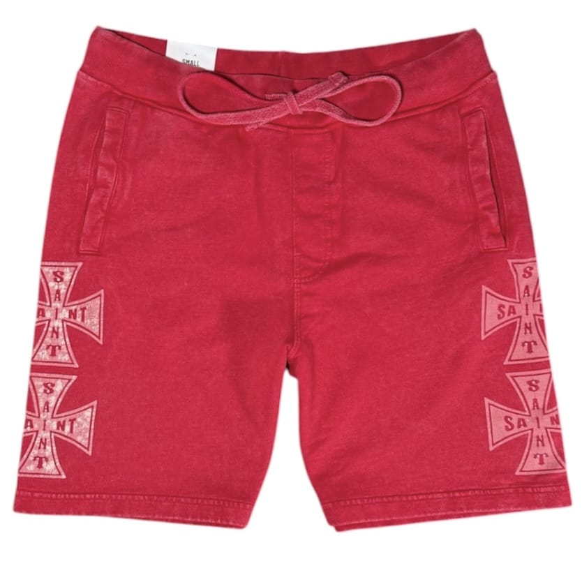 Rebel Minds Saint Cross French Terry Set (Red)