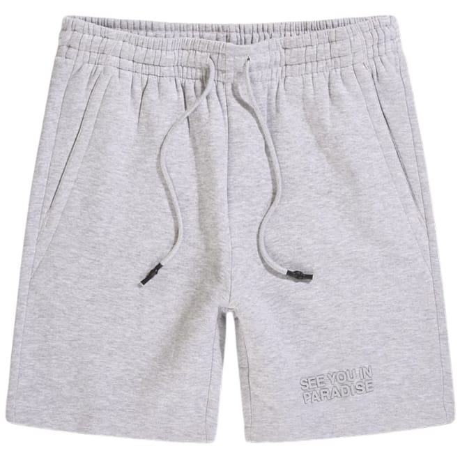 See You In Paradise Tonal Short Set (Heather Grey) 2078A/2078S