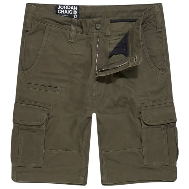 Jordan Craig Og Xavier Cargo Shorts (Army Green) 4462