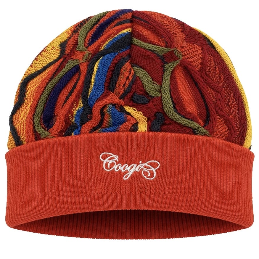 Coogi Gambler Skully Beanie (Red/Orange Multi) C85302