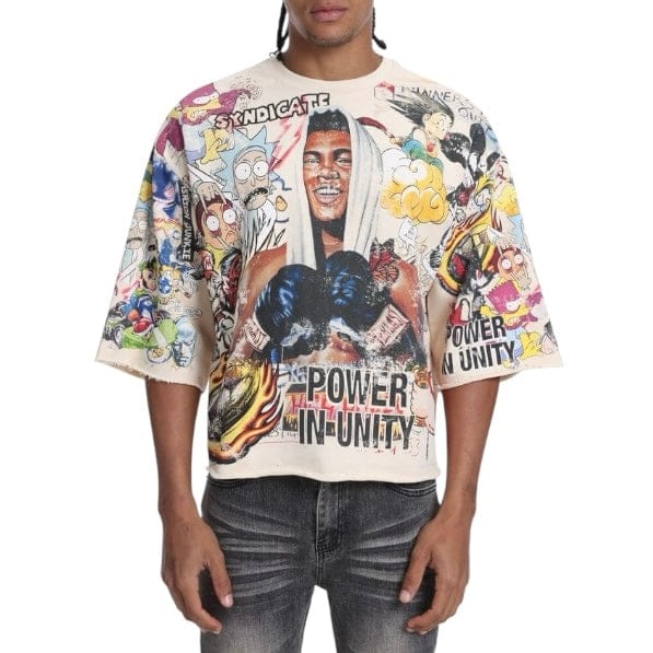 The Syndicate Unity Crop Tee (Beige)