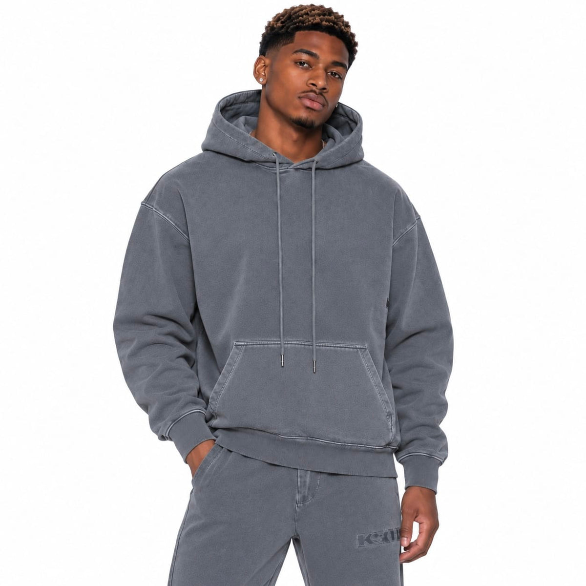Ksubi 4X4 Luxe Biggie Hoodie (Charcoal) MCO26FL002
