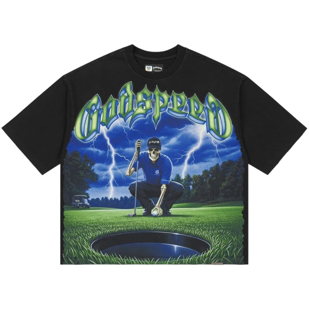Godspeed No Mulligans Tee (Black Wash)