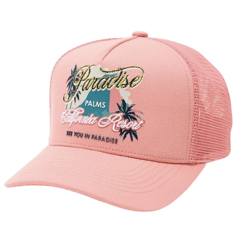 See You In Paradise Palm Trucker Hat (Palm Beach) C2074